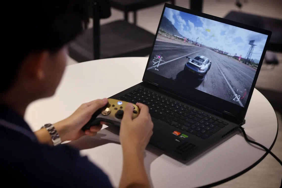 ST20231010_202324089528/ocxbox10/Osmond/Jason Quah

Generic photo of a person gaming taken on Oct 10, 2023. ST PHOTO: JASON QUAH