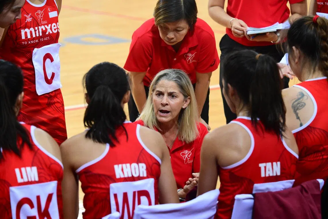 National netball coach Annette Bishop is stepping down from her role after nearly four years in charge.
