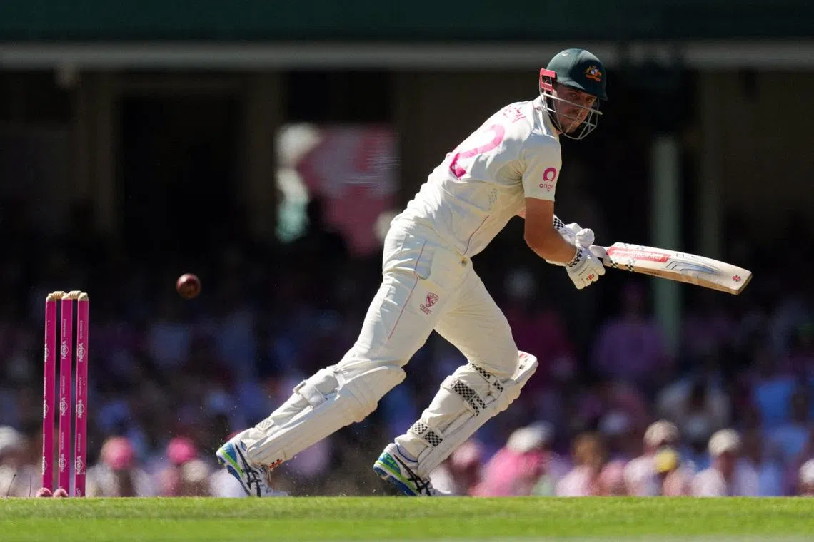 Cricket - The Ashes - Australia v England - Fifth Test - Sydney Cricket Ground, Sydney, Australia - January 6, 2026 Australia's Cameron Green  in action REUTERS/Asanka Brendon Ratnayake