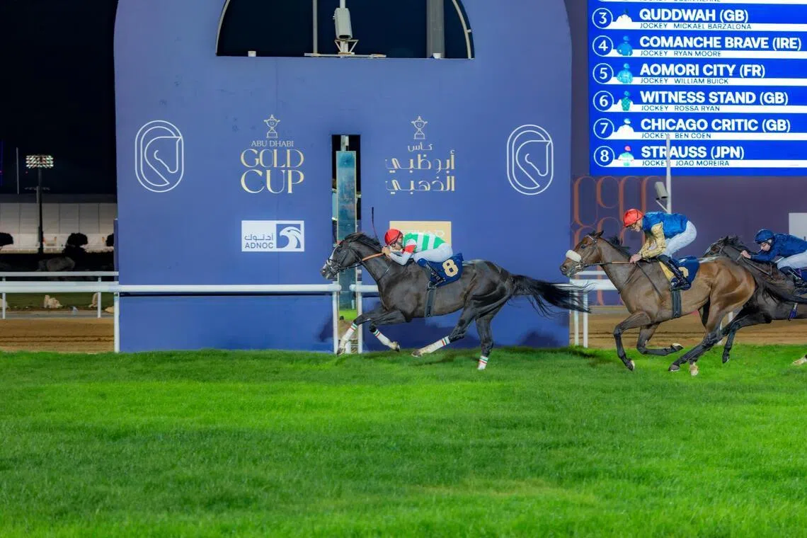 Strauss victorious in first Abu Dhabi Gold Cup