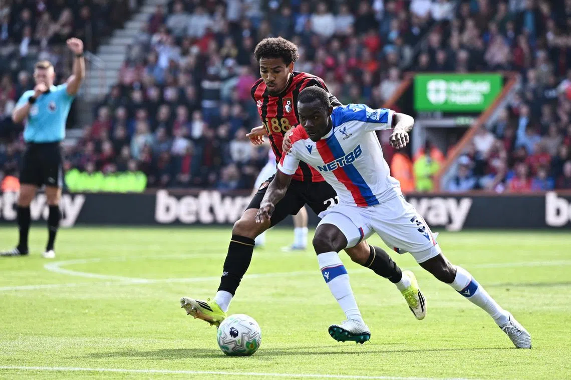 Bournemouth close in on European spot with 3-0 win over Palace | The  Straits Times