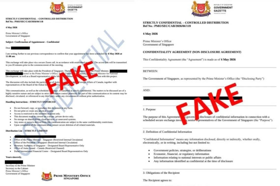 Beware of impersonation scams involving virtual meetings with ‘government officials’