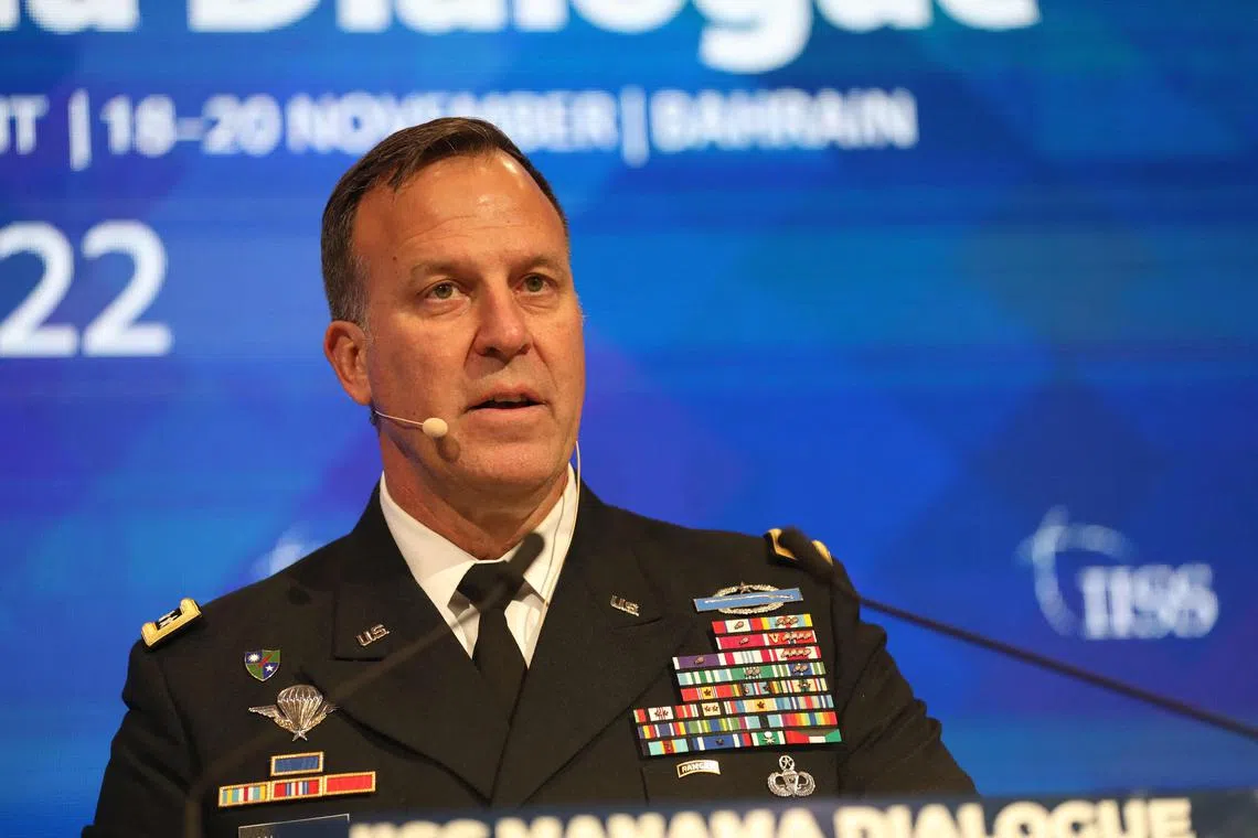 US Central Command chief Michael Kurilla also said the US is building an experimentation programme in the Middle East to beat adversary drones.