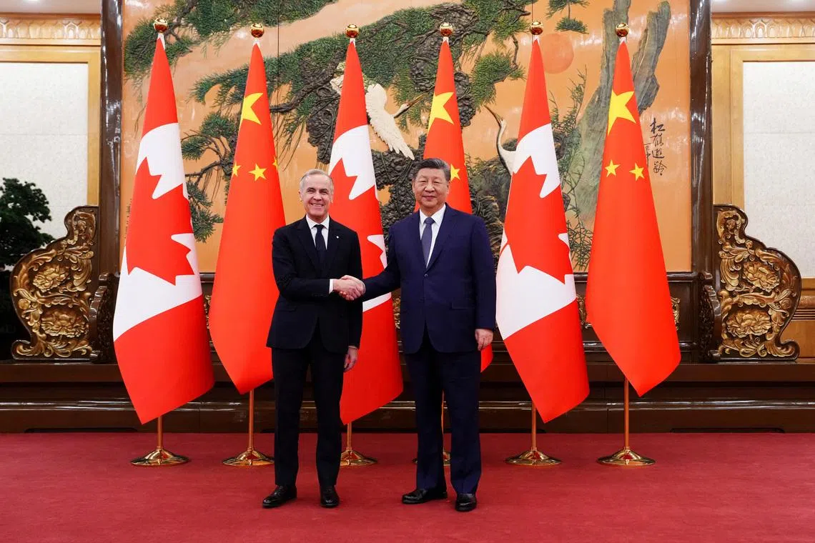 Carney moves to ease Canada-China trade frictions under US shadow