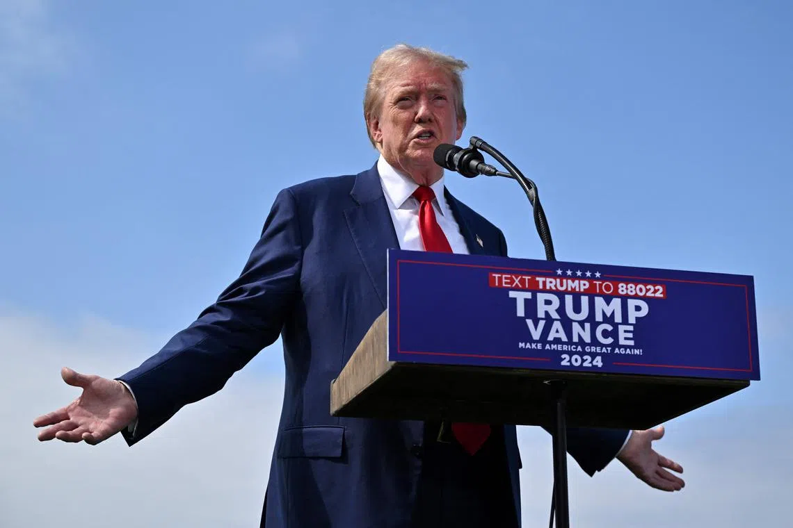 Republican presidential candidate Donald Trump has frequently attacked migrants on the campaign trail, particularly those who have been implicated in crimes.