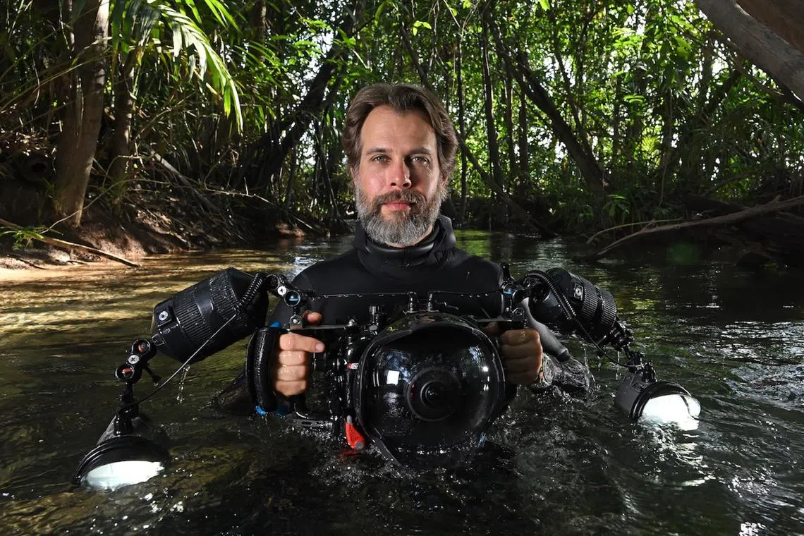 Photojournalist Thomas Peschak joined Rolex and National Geographic Perpetual Planet Amazon Expedition team to capture the lives of the people and wildlife across the Amazon River basin.