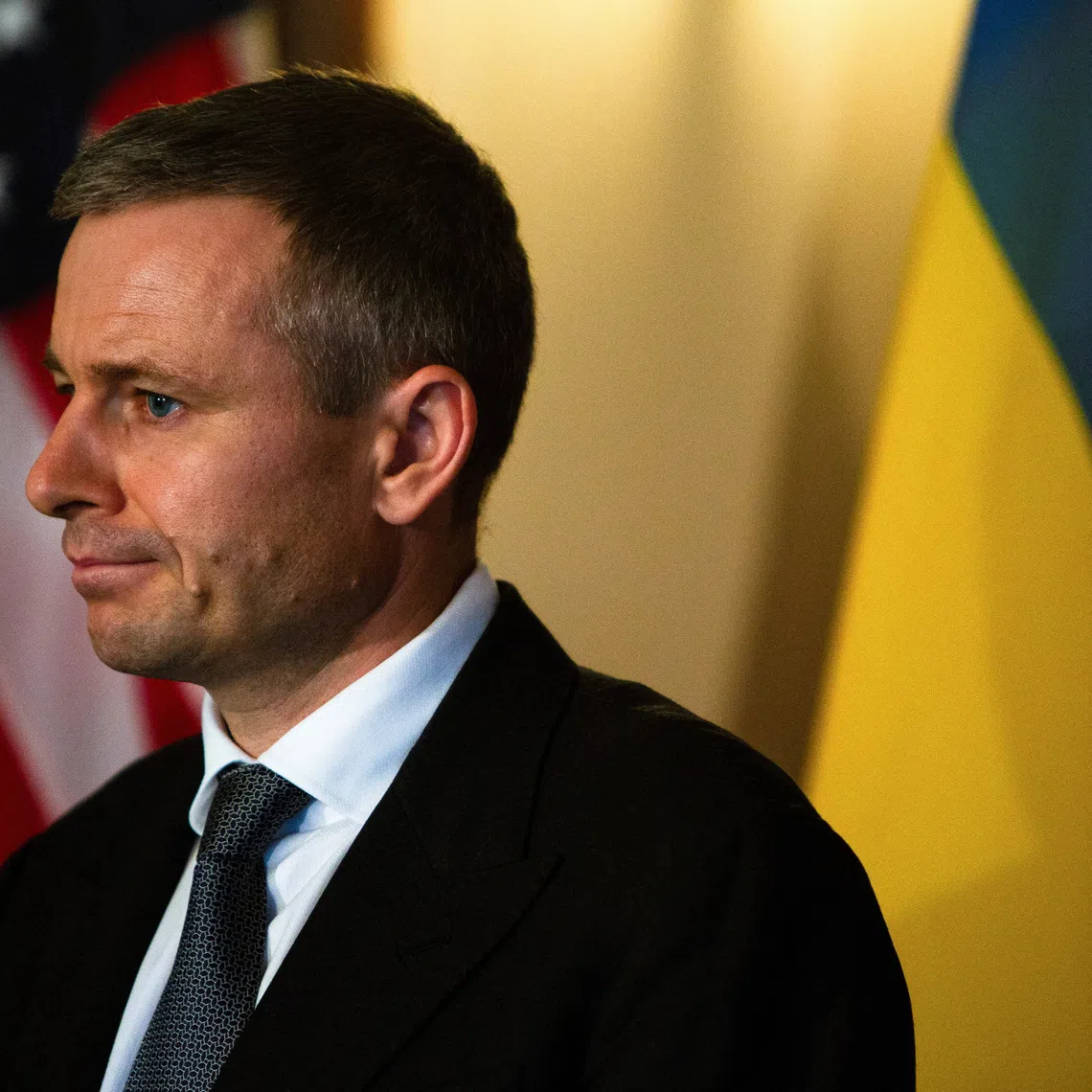 Ukraine Finance Minister Sergii Marchenko attends a bilateral meeting with U.S. Treasury Secretary Janet Yellen on the sidelines of the IMF and WB annual meetings, at the Treasury Department in Washington, U.S., October 23, 2024. REUTERS/Kaylee Greenlee Beal