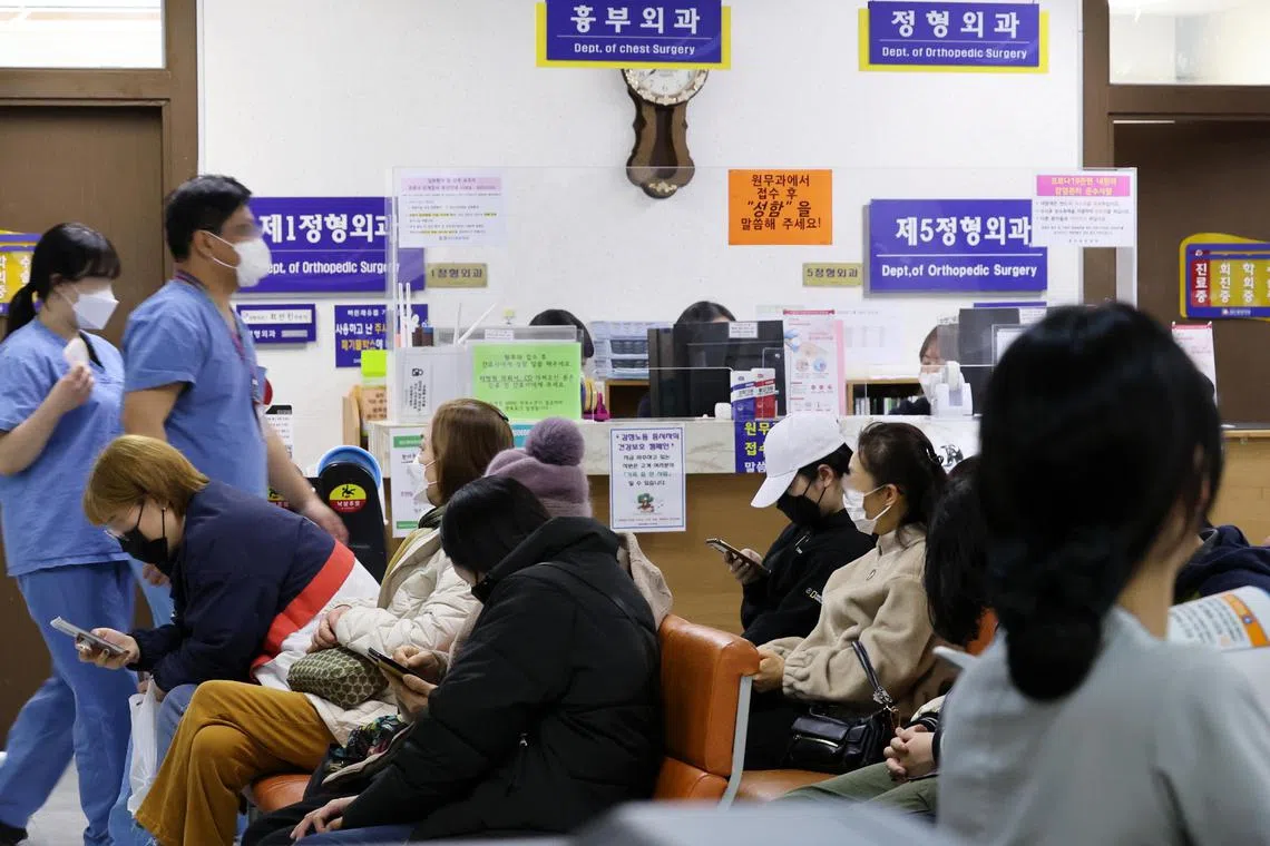 As of Feb 28, only 294 of the more than 9,000 trainee doctors who have left their posts were back at work.