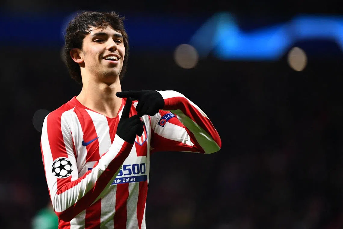 Joao Felix (above) will boost Chelsea's options in attack, with Raheem Sterling, Christian Pulisic and Pierre-Emerick Aubameyang all sidelined.