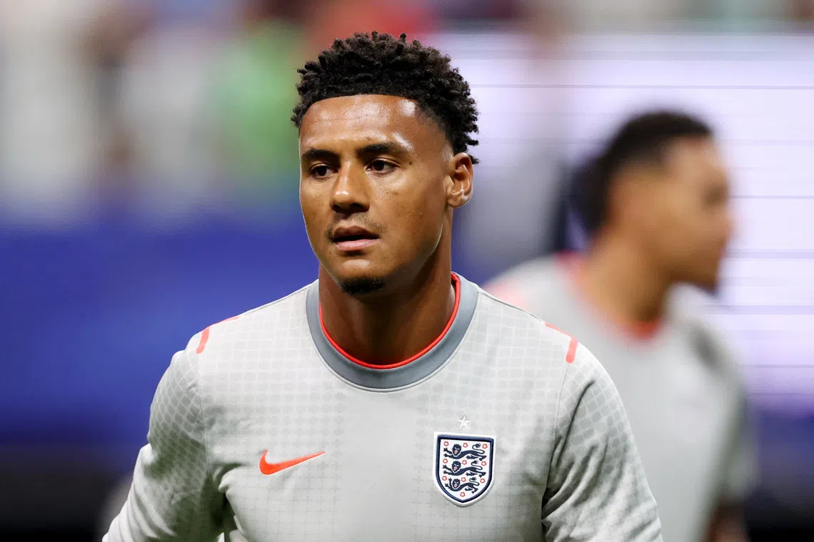 Soccer Football - FIFA World Cup 2026 - Semi Final - England v Argentina - Atlanta Stadium, Atlanta, Georgia, U.S. - July 15, 2026 England's Ollie Watkins during the warm up before the match IMAGN IMAGES via Reuters/Brett Davis