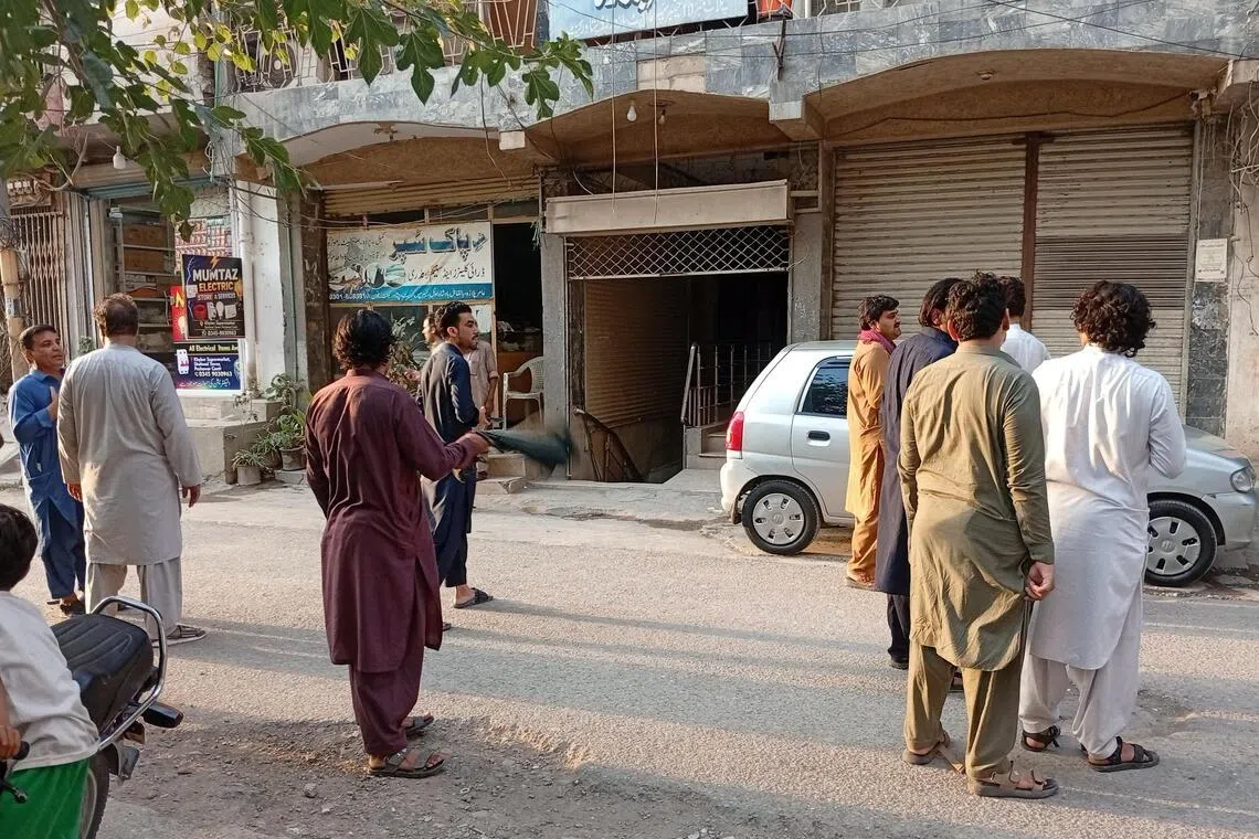 More than 20 people were injured and dozens of houses were damaged in different areas of Musakhail district in Pakistan.
