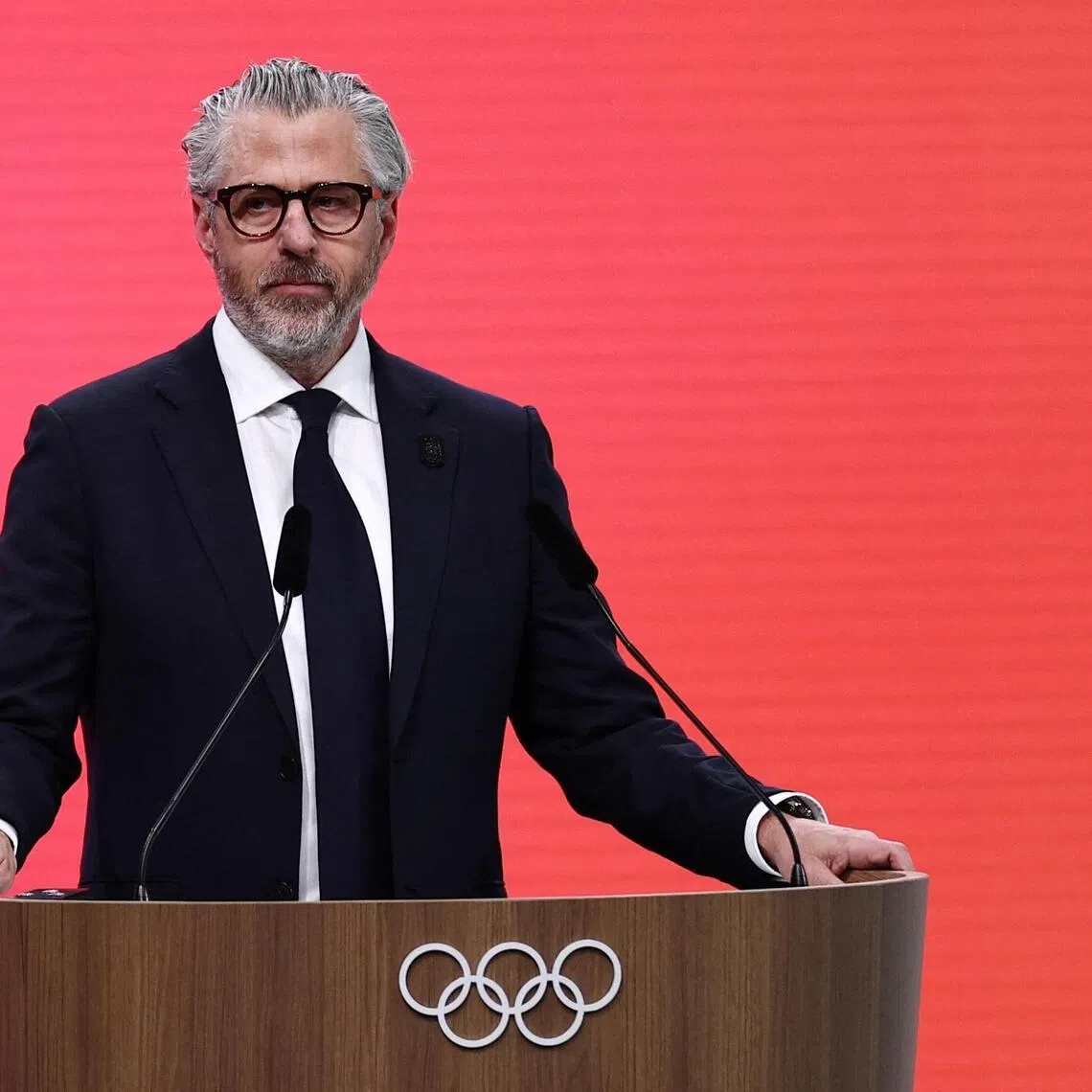 Casey Wasserman, chairman of the Los Angeles Organising Committee for the 2028 Olympic and Paralympic Games, in Milan on Feb 3, 2026. 