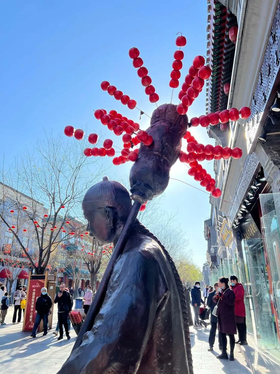 SM Lee visited Qianmen Street in Beijing during a work visit to China in 2024.