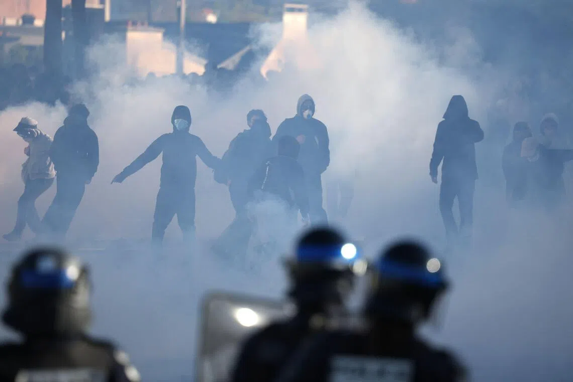 High school students in Paris’ deprived suburbs spark national protest movement