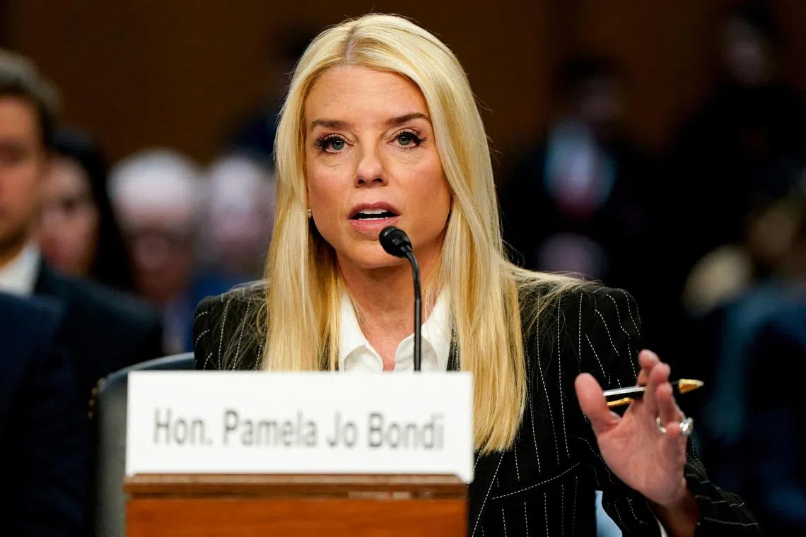 Pam Bondi, who was sworn in as attorney general in an Oval Office ceremony, signed a memo creating a working group to review the “weaponisation” of the criminal justice system by officials who brought criminal charges or civil suits against Donald Trump.