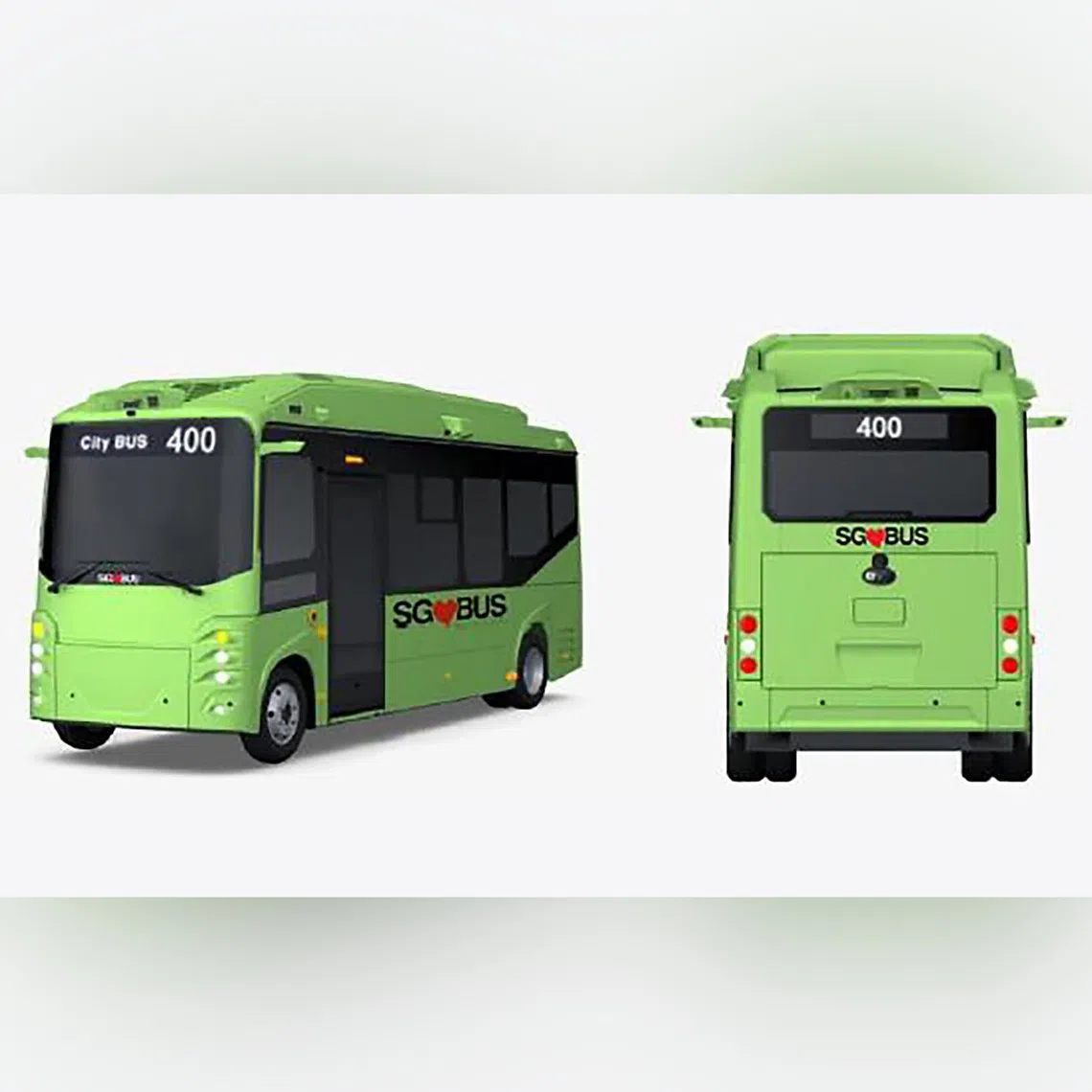 LTA said all six autonomous buses have been delivered to Singapore.