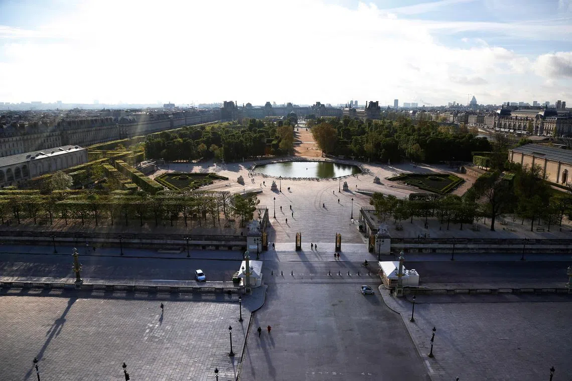 The Olympic flame is set to burn in the Tuileries Garden for the duration of the Paris Games in July and August.
