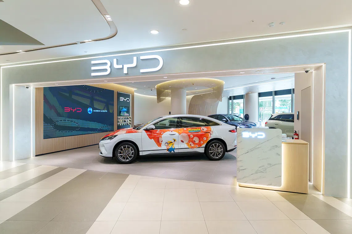 More than cars: BYD’s new Tampines destination pairs EVs with coffee, workshops and community
