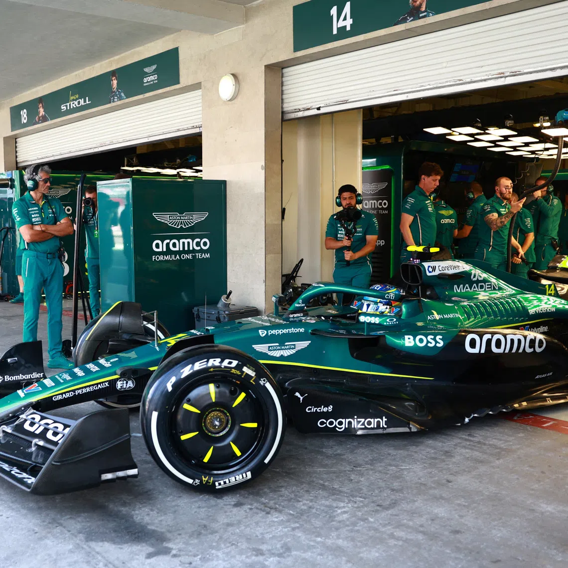 Formula One F1 - Mexico Grand Prix - Autodromo Hermanos Rodriguez, Mexico City, Mexico - October 24, 2025 Aston Martin's Fernando Alonso during practice REUTERS/Raquel Cunha