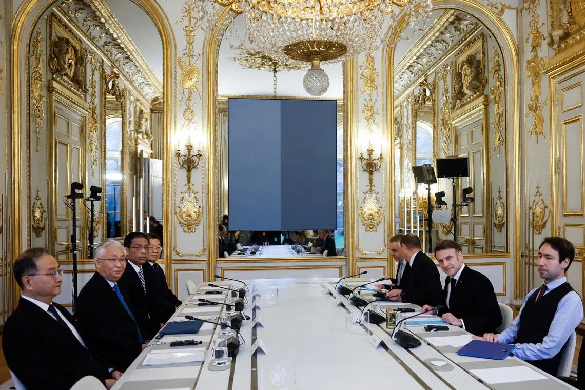 China joins Macron-led video call in rare economic talks ahead of G7 summit in France