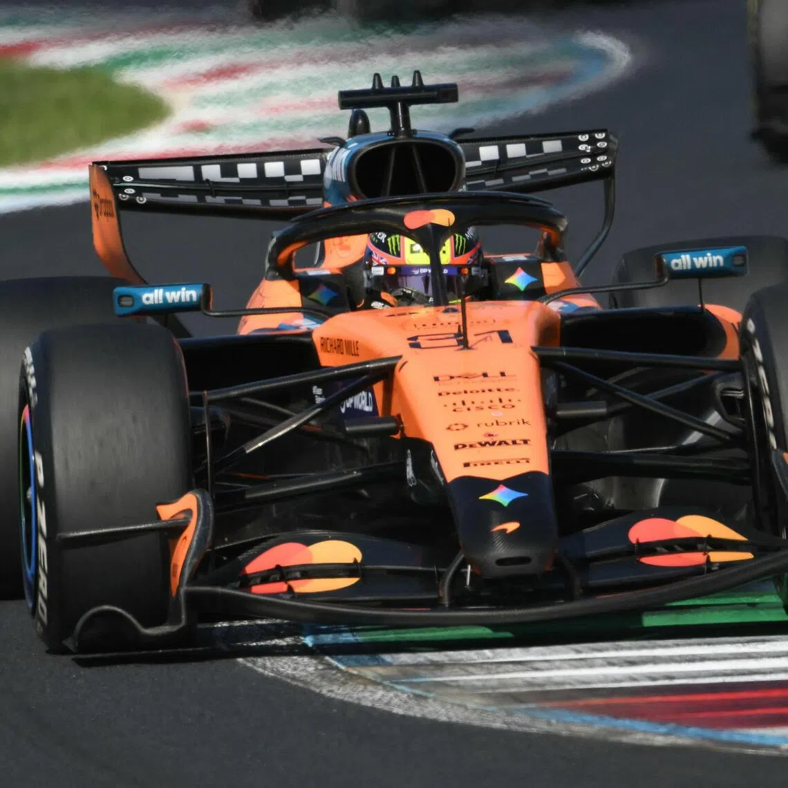 McLaren’s Oscar Piastri competing during the Italian Grand Prix, in Monza, Italy, on Sept 6. With his title hopes effectively over for another season, Piastri is looking to 2027.