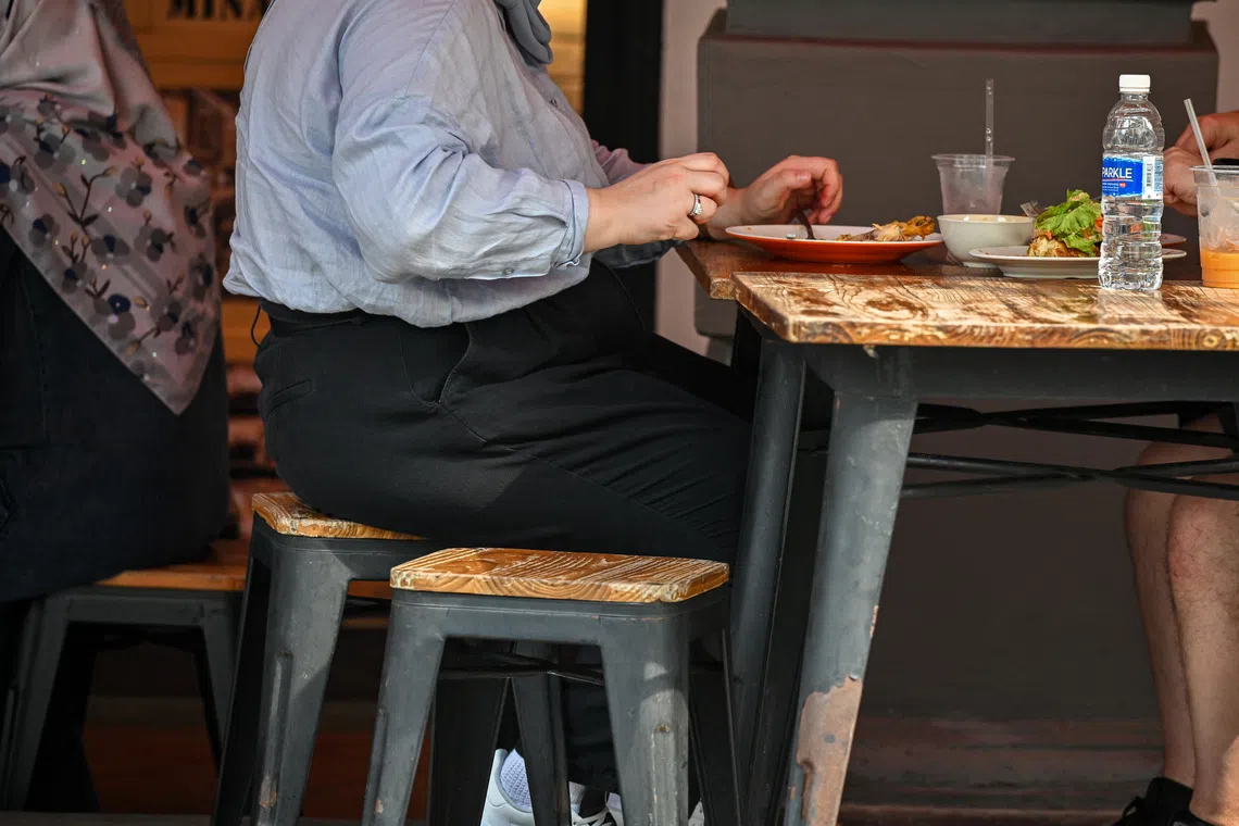 Follow up to National Health Population Survey 2022, Malays are most obese amongst Singaporeans of other races. To take generic photos of fat/obese Malay families