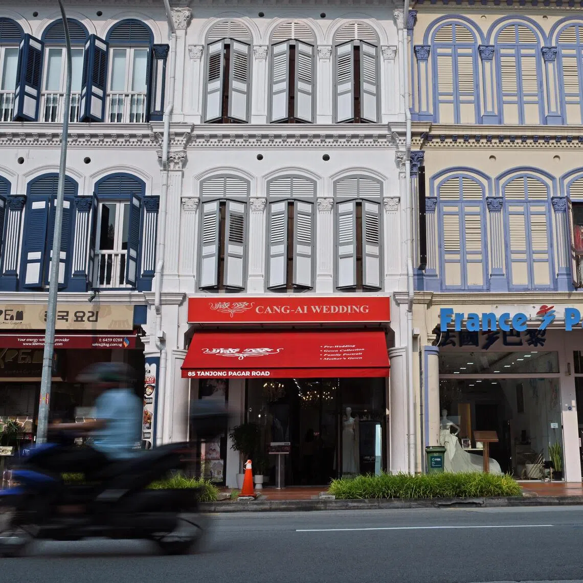 Former bridal salon enclave Tanjong Pagar is now left with a few studios and many more Korean eateries.