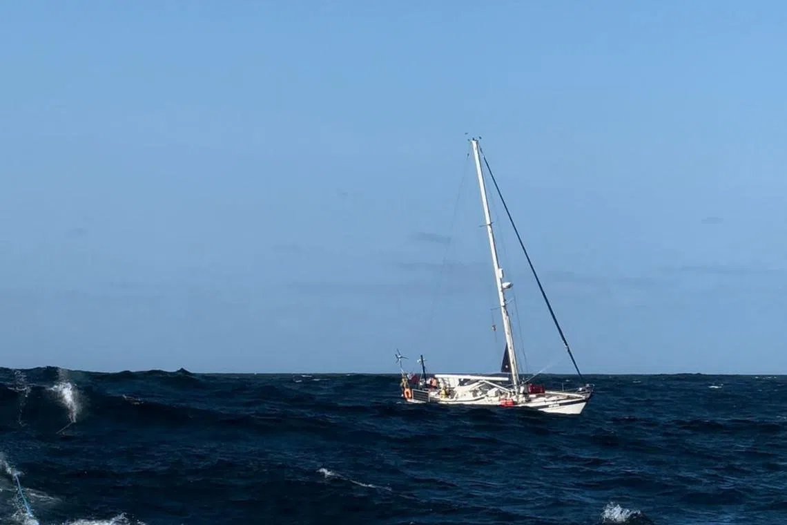 The crew reported damage to the ship’s rudder after it was rammed by an unknown number of orcas. 
