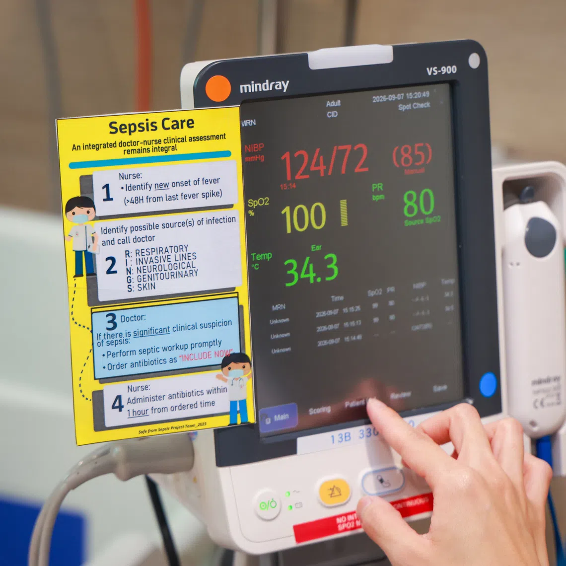 Sepsis is an extreme reaction by the  human body to an infection.