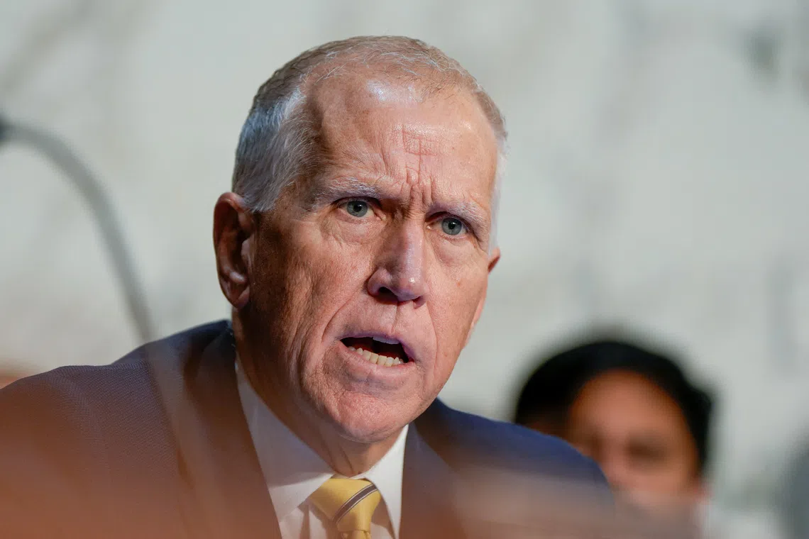 Republican senator Thom Tillis is among those who criticised the diesel deal, warning it could put American lives at risk.