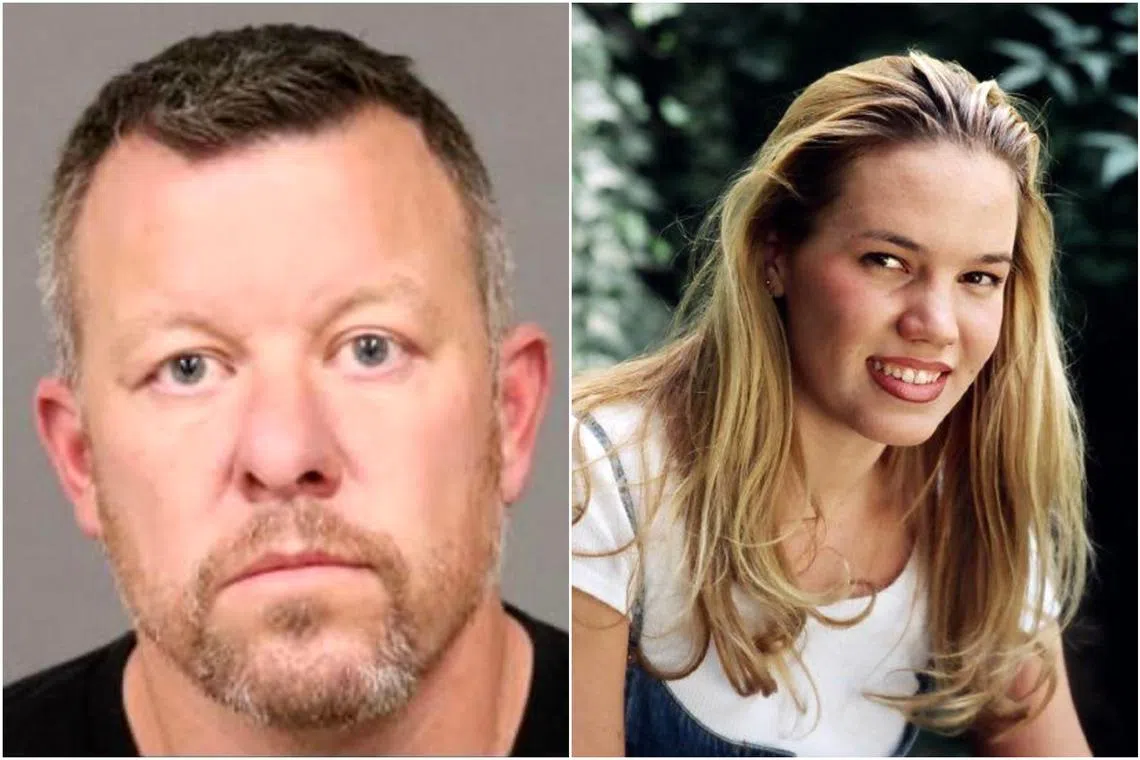 Paul Flores (left) was arrested and charged with Ms Kristin Smart’s death in April 2021. 