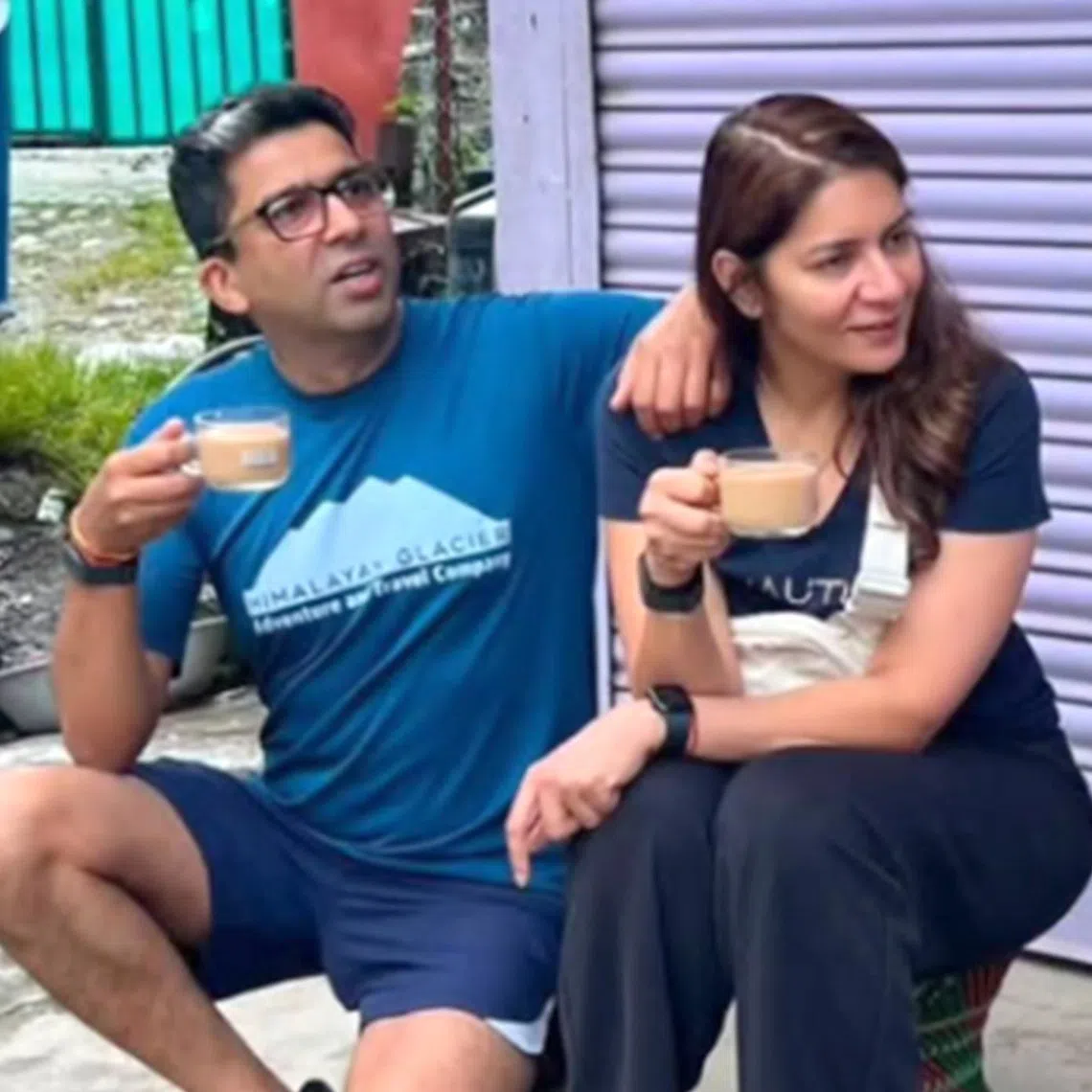 Singaporean couple Sumit Rawla (left) and Shubakshi Rawla were last reported to be in or around Timure, a Nepali town close to the border with Tibet.