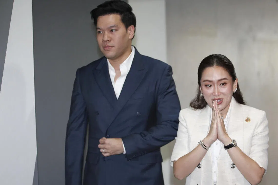 Thai Prime Minister Paetongtarn Shinawatra is married to Mr Pitaka Suksawat. The couple have two children – a daughter and a son.