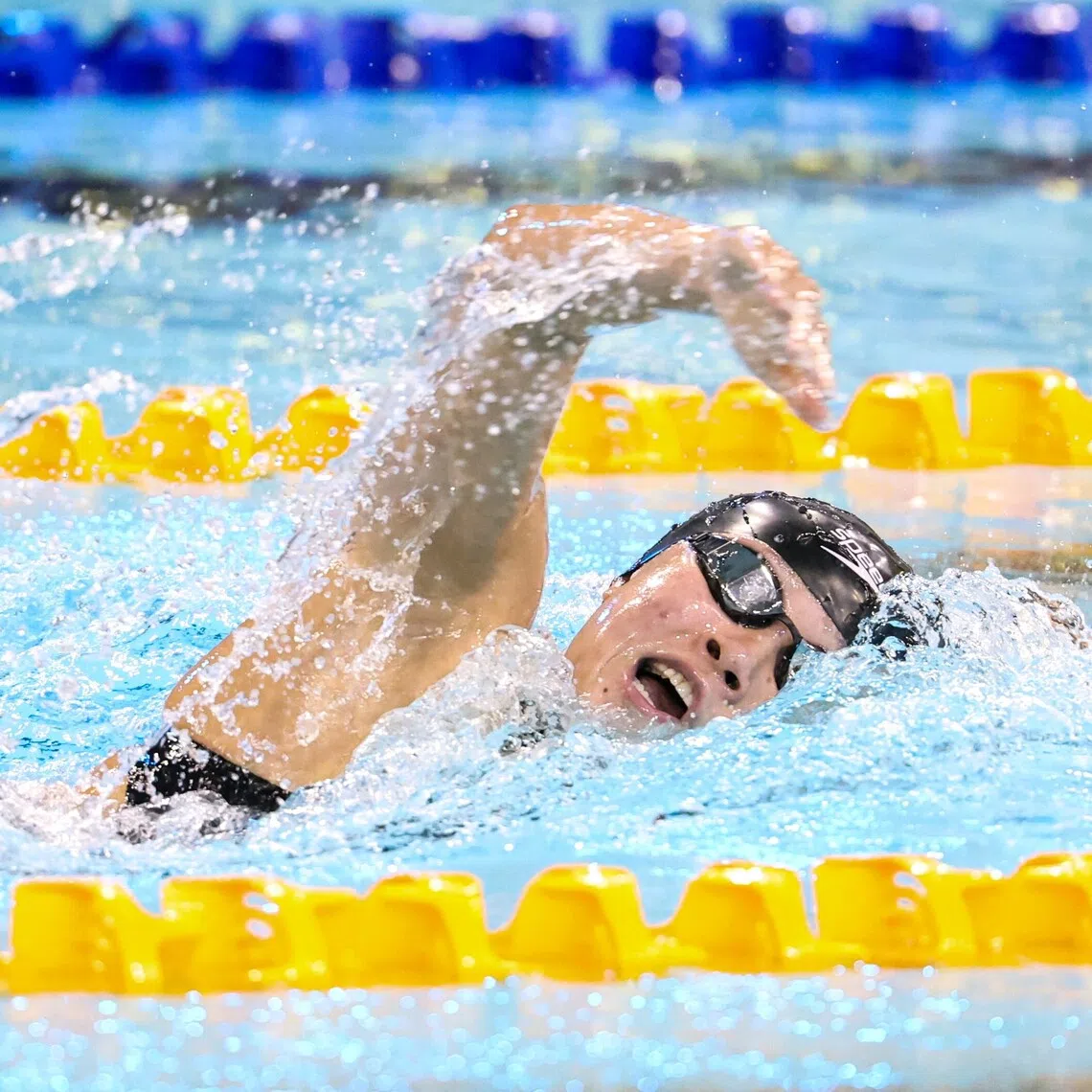 Gan Ching Hwee won the 800m freestyle in a Games record 8min 33.13sec on Dec 15 to seal the hat-trick.