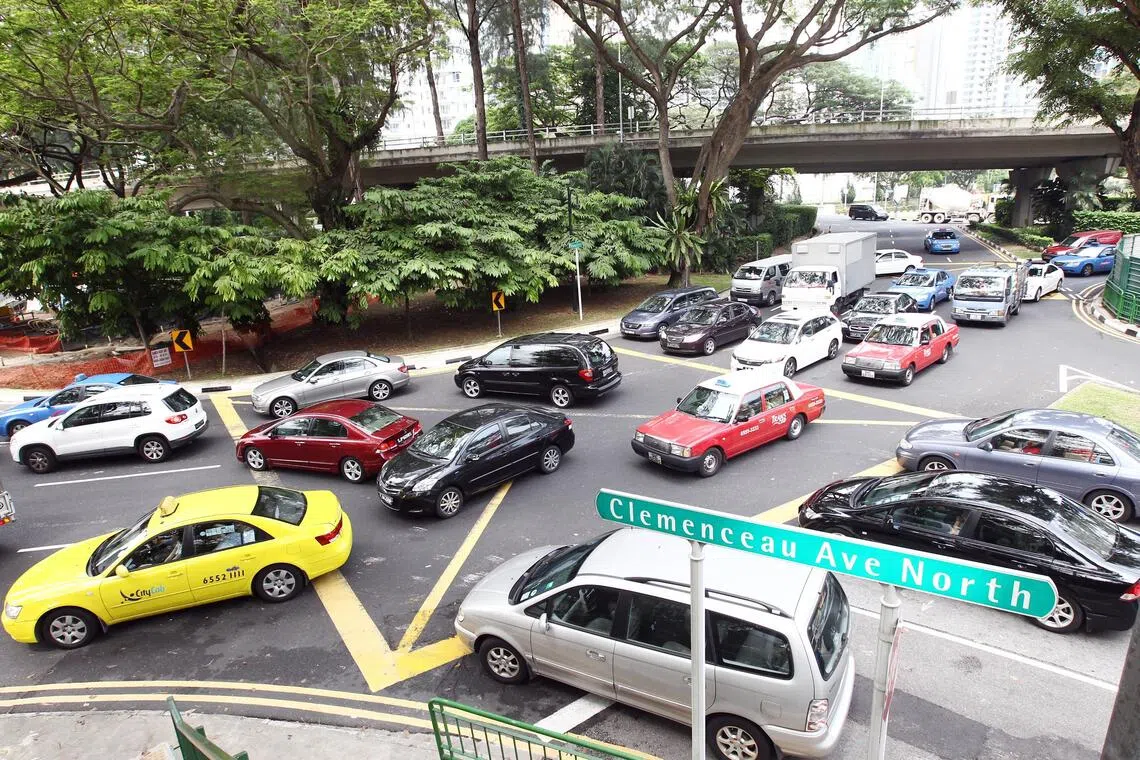 The Newton Circus is one of the few roundabouts remaining in Singapore.