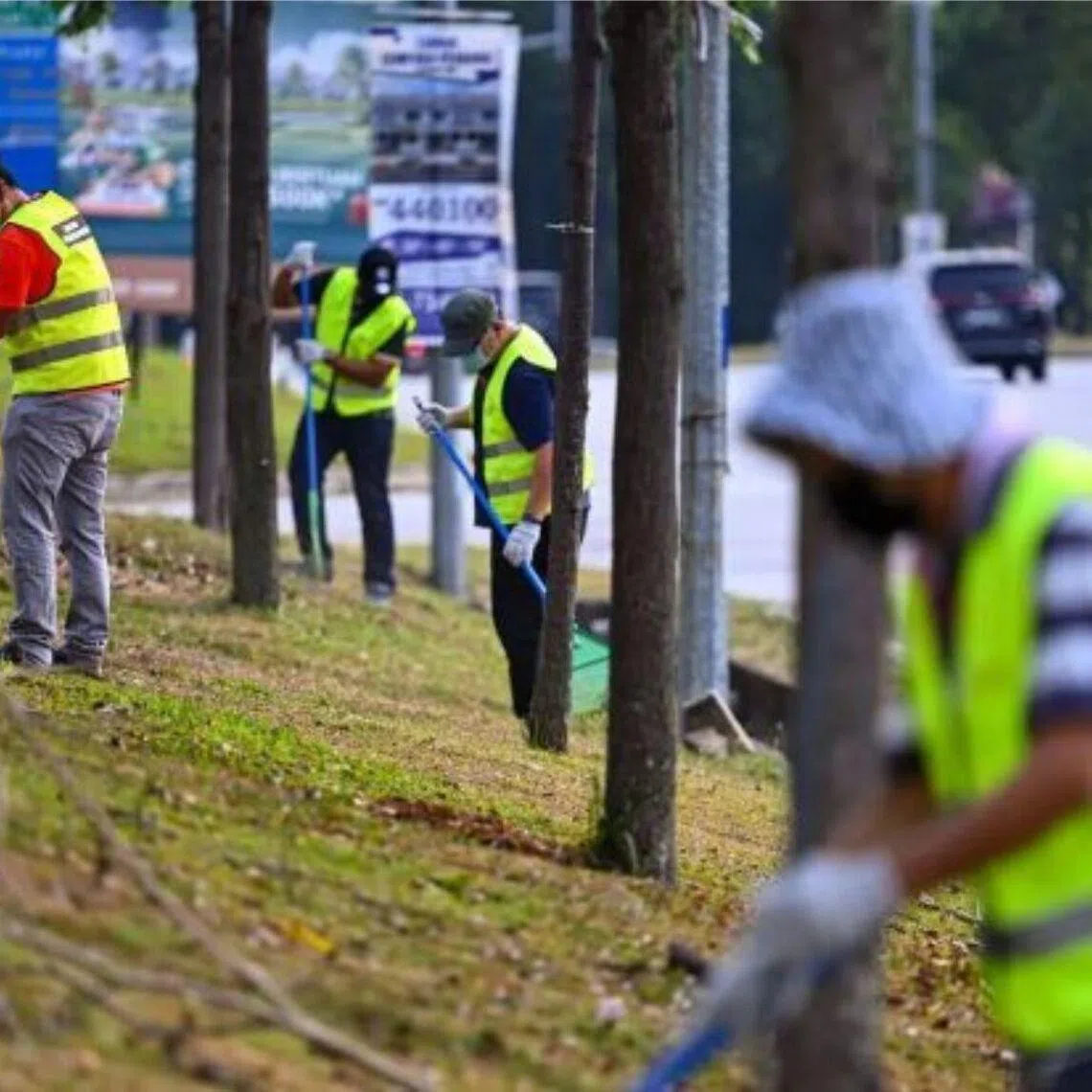 The punishment was part of the seventh series of community service orders implemented in the state.
