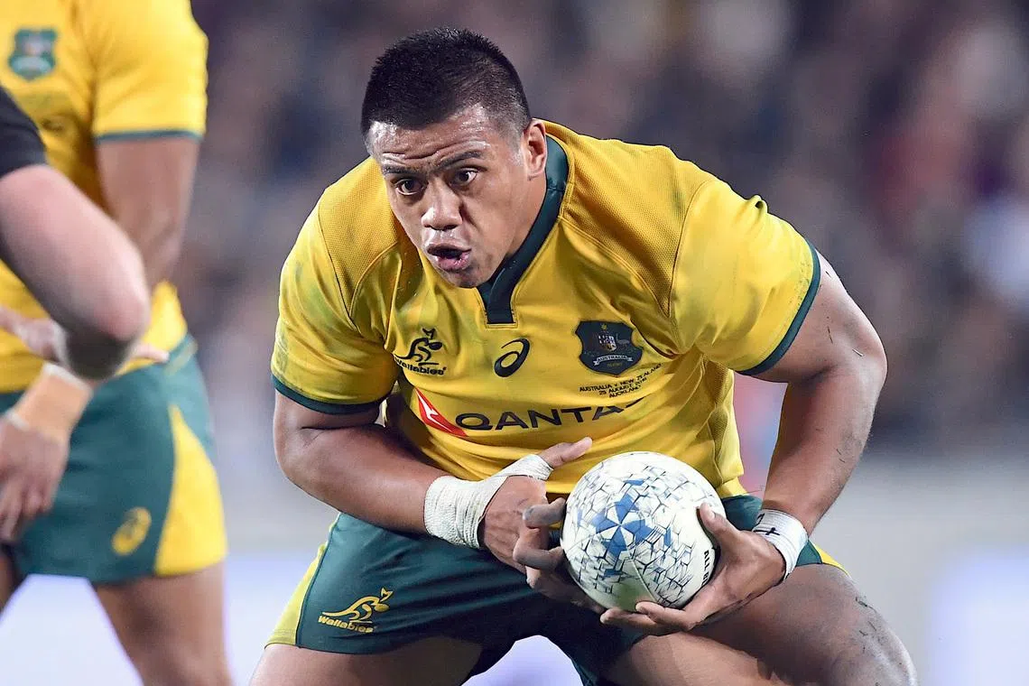 Rugby Union - 2018 Bledisloe Cup Rugby Championship - Australia v New Zealand - Eden Park, Auckland, New Zealand - August 25, 2018 - Australia's Allan Alaalatoa runs with the ball.       REUTERS/Ross Setford/ File Photo