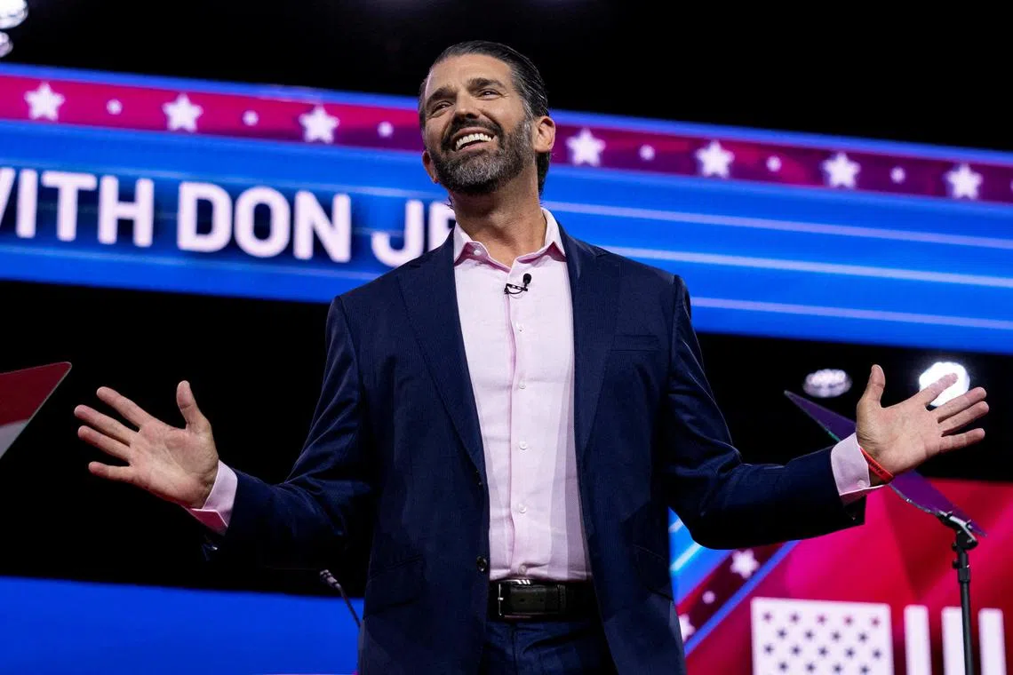 Donald Trump Jr. had been scheduled to visit Australia for a speaking tour.