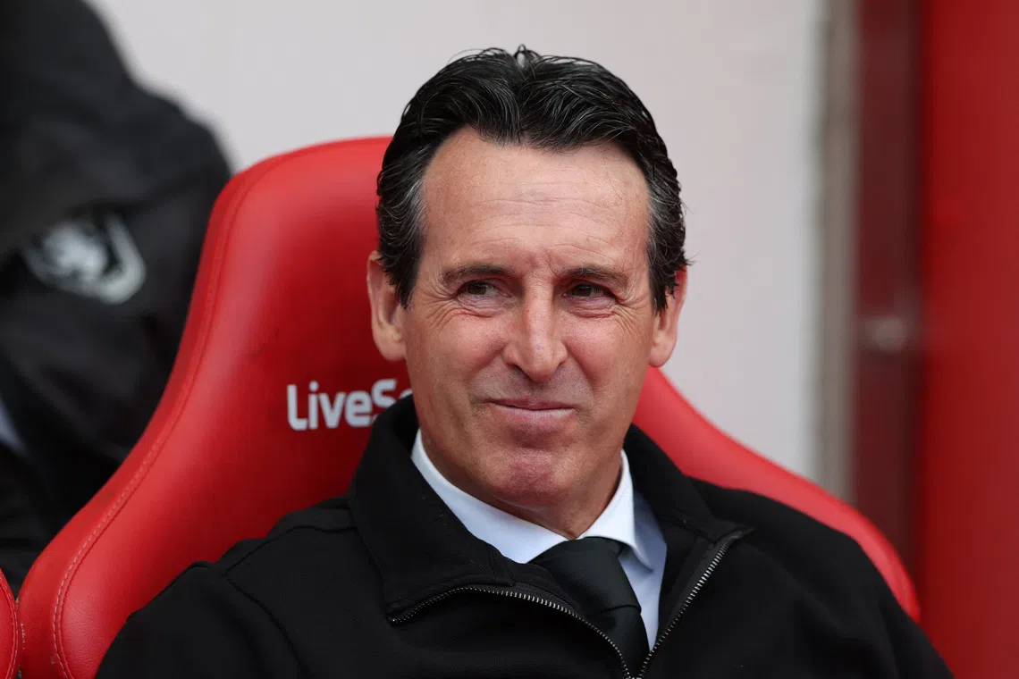 Soccer Football - Premier League - Sunderland v Aston Villa - Stadium of Light, Sunderland, Britain - September 21, 2025 Aston Villa manager Unai Emery before the match REUTERS/Scott Heppell