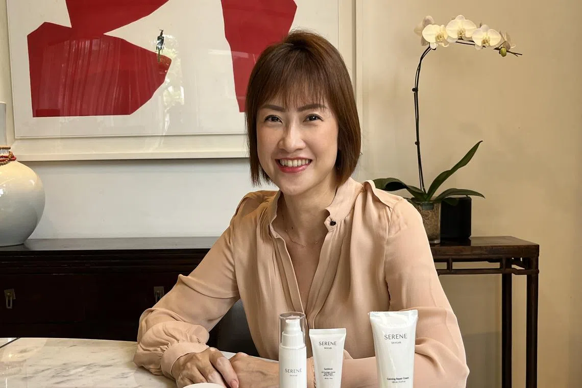 Former pharmacist Serene Ang founded a TCM-inspired skincare line after struggling with a skin condition for almost a decade. 