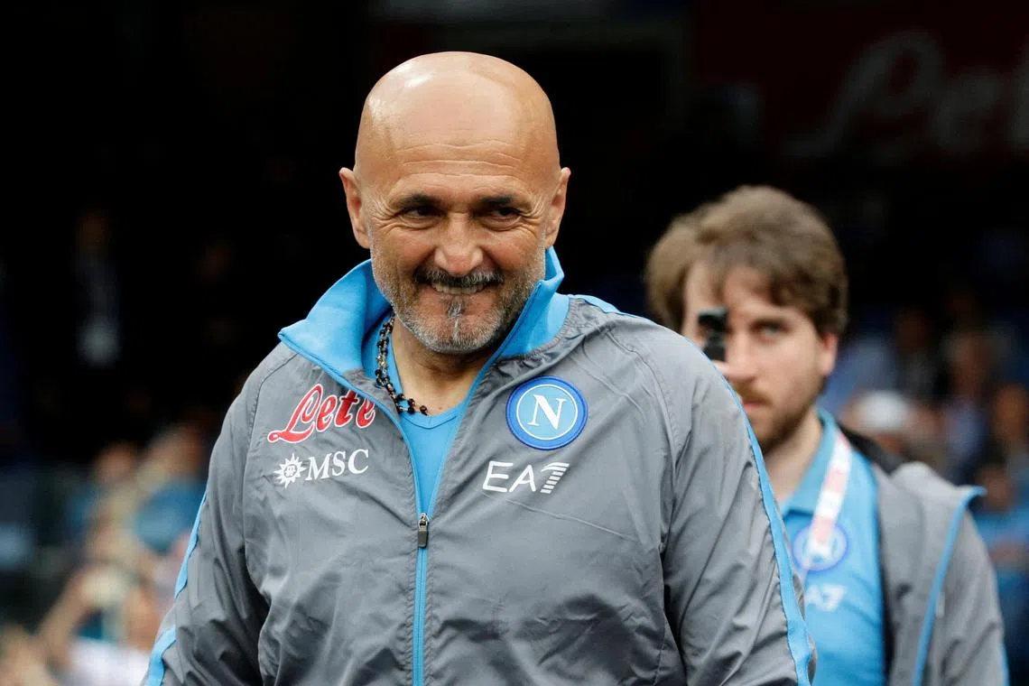 Luciano Spalletti became the oldest coach to win the Italian league title last season at 64 but his vibrancy and the modern, free-wheeling way his teams play bely his advancing years.