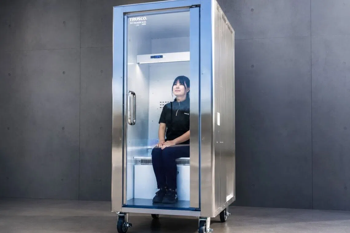 ‘Refrigerator for humans’ in Japan offers relief from scorching summer