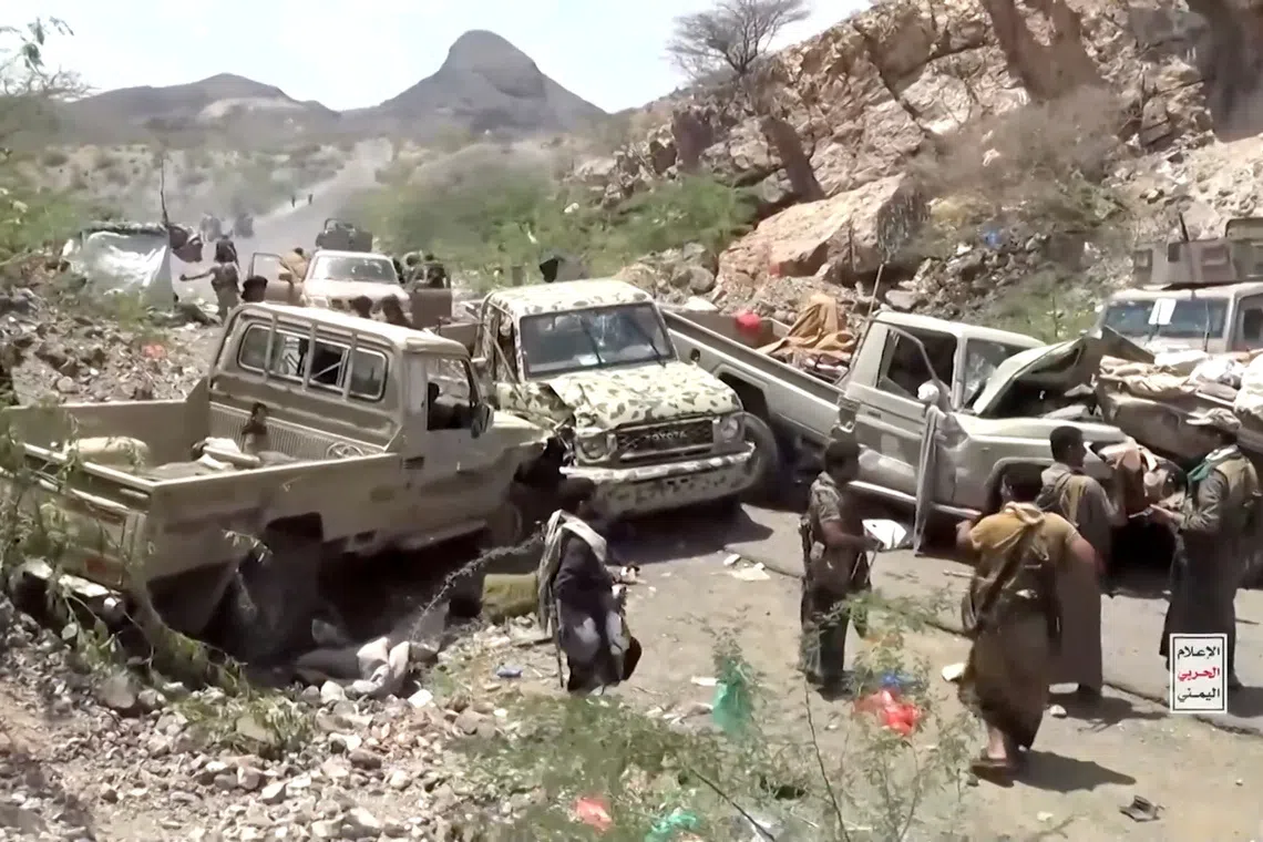 Houthi media reports Saudi strikes in northern Yemen