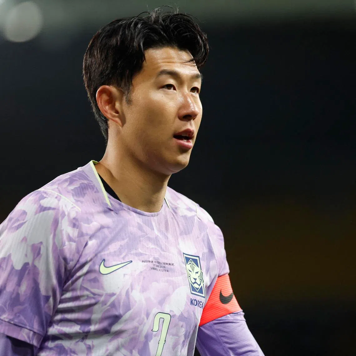 Soccer Football - International Friendly - Austria v South Korea - Ernst Happel Stadion, Vienna, Austria - March 31, 2026 South Korea's Son Heung-Min REUTERS/Lisa Leutner