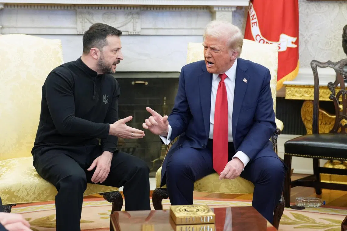 In the Oval Office on Feb 28, Mr Trump and Vice President JD Vance accused Mr Zelensky of not being “thankful” and refusing to accept their proposed truce terms.