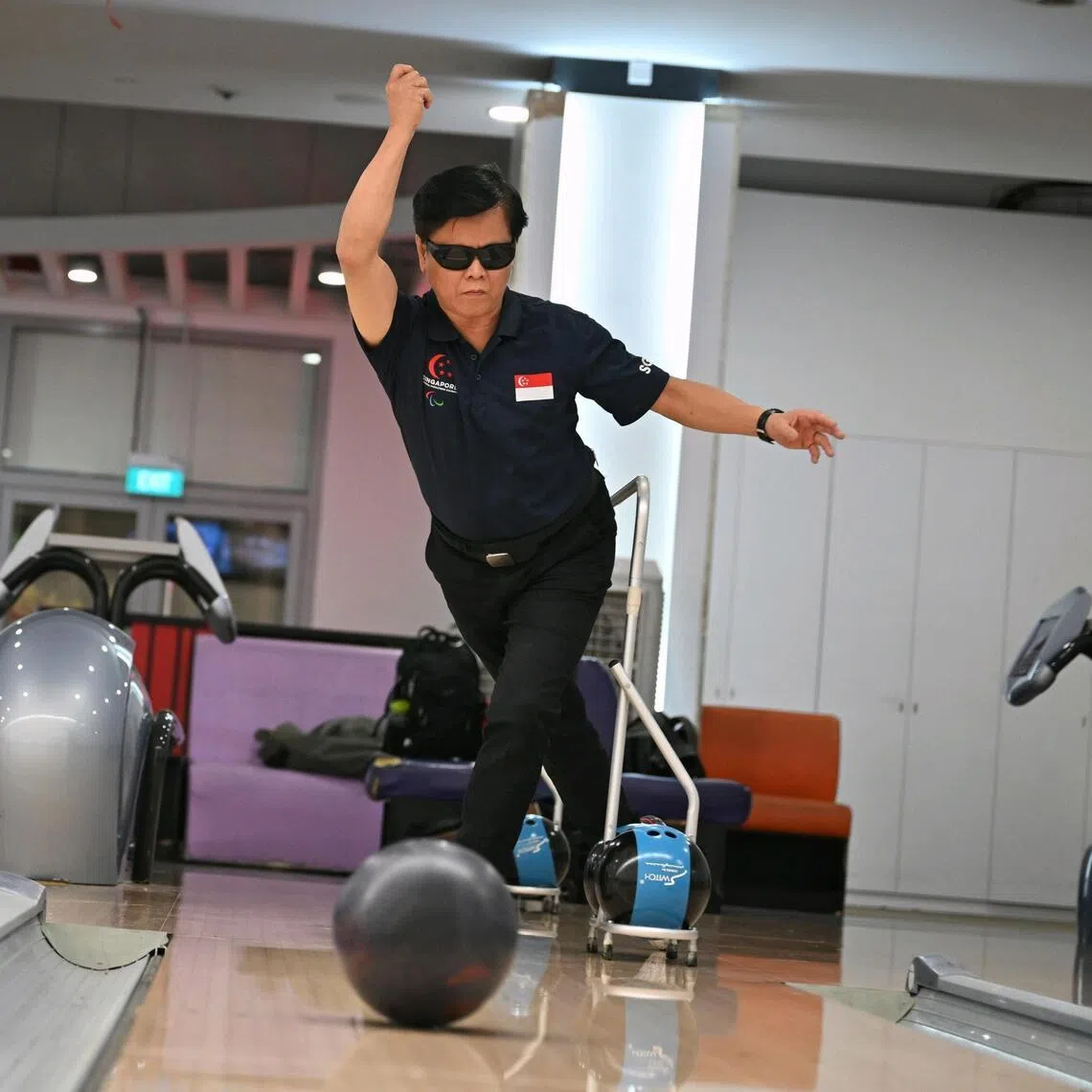 Singapore para bowler, Kelvin Goh lost his sight completely in 2019.