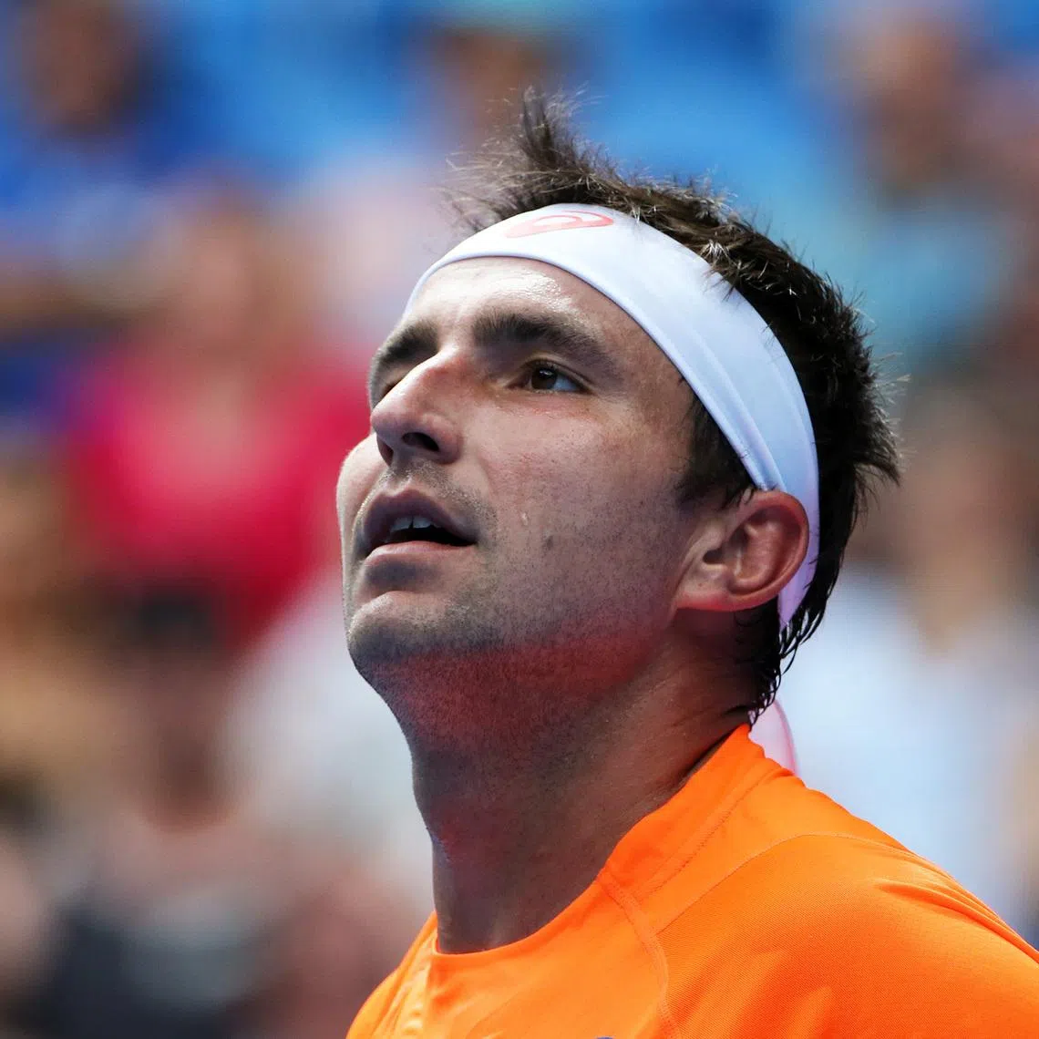 Tennis - Australian Open - Melbourne Park, Australia - 21/1/15 Men's Singles - Australia's Marinko Matosevic looks dejected after losing the second round Mandatory Credit: Action Images / Jason O'Brien Livepic/File Photo