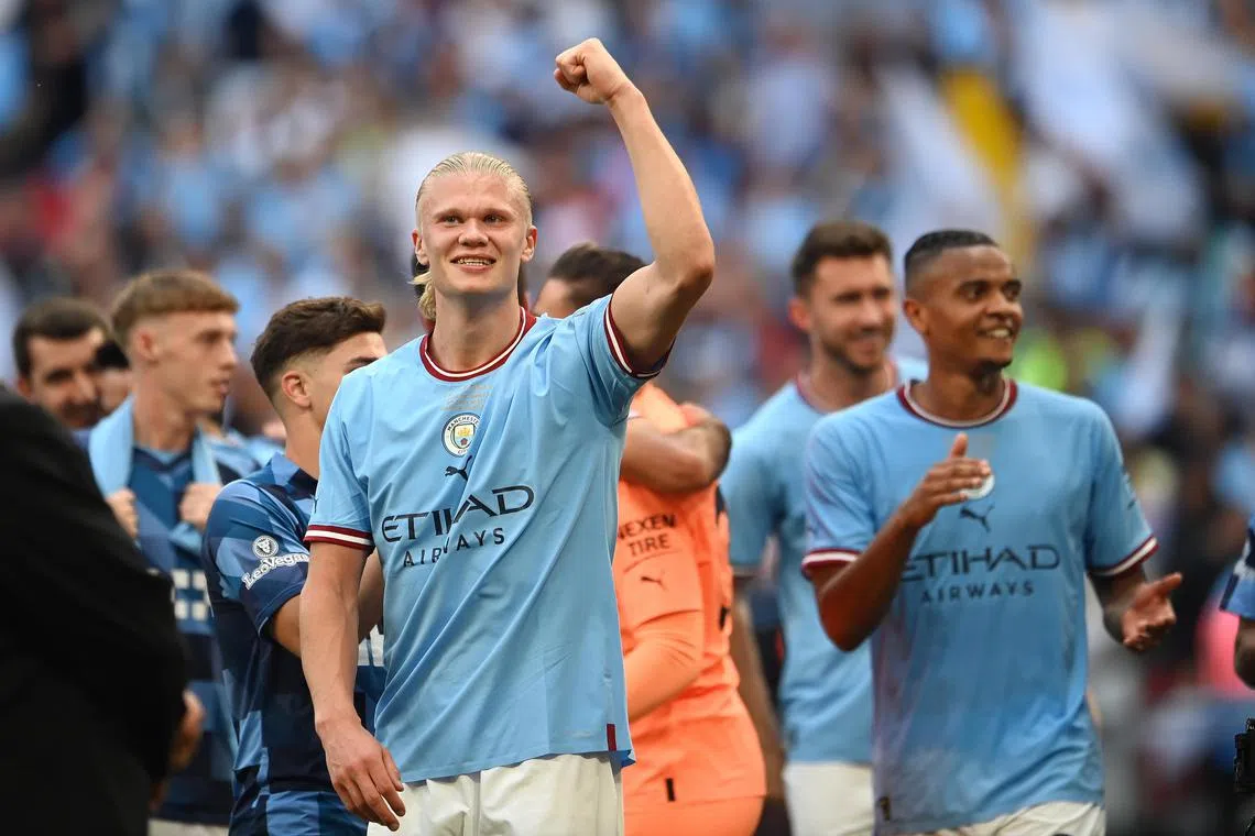 City's Erling Haaland has netted just once in his past seven matches.