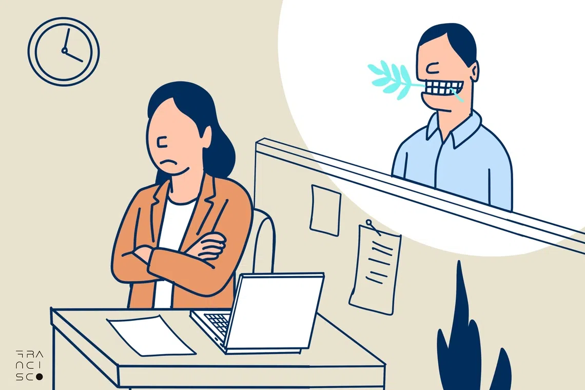 Repairing a strained working relationship is built through small, consistent gestures of goodwill over time.