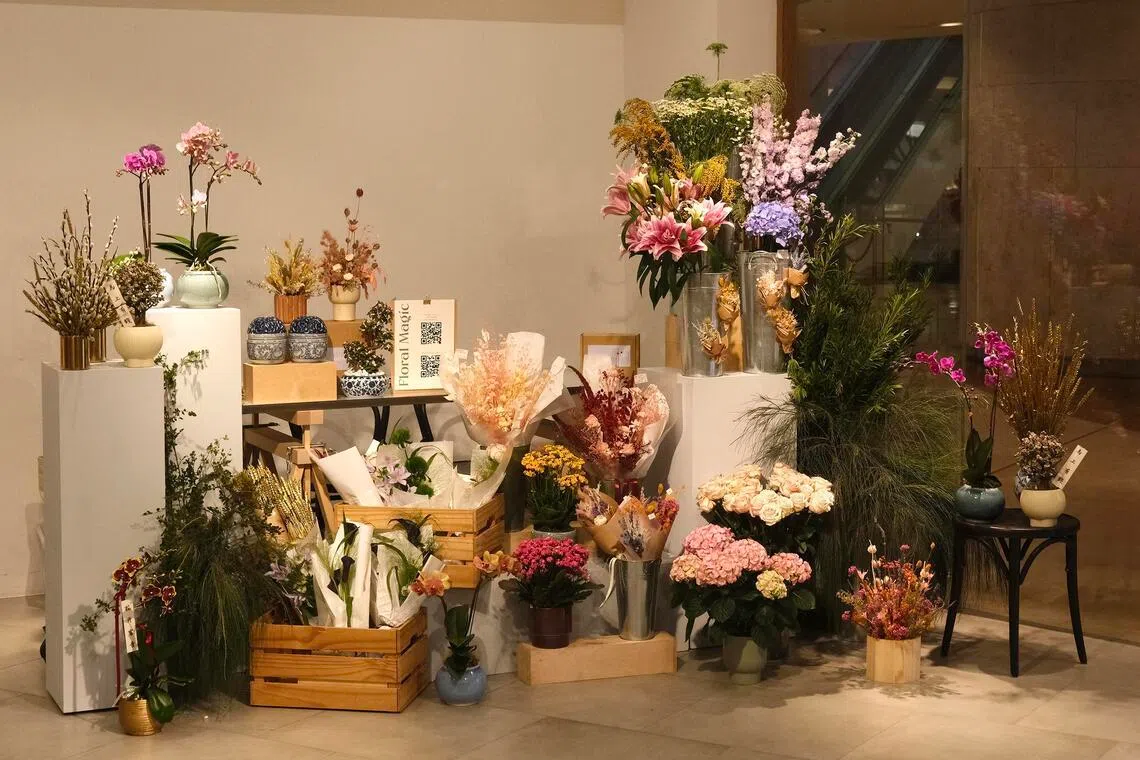 & Other Stories x Floral Magic pop-up within the Ion Orchard store. 